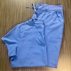 Med Couture Insight Ceil Blue Scrub Set